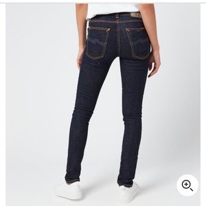 NWT Nudie Jeans, Skinny Lin, Rinse deep indigo